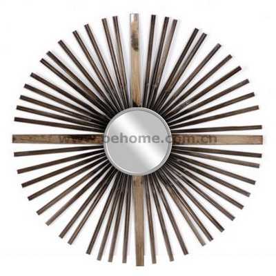 8363 Decorative modern hanging metal wall mirror
